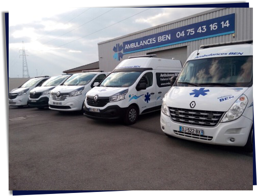 Transport sanitaires à valence et drome